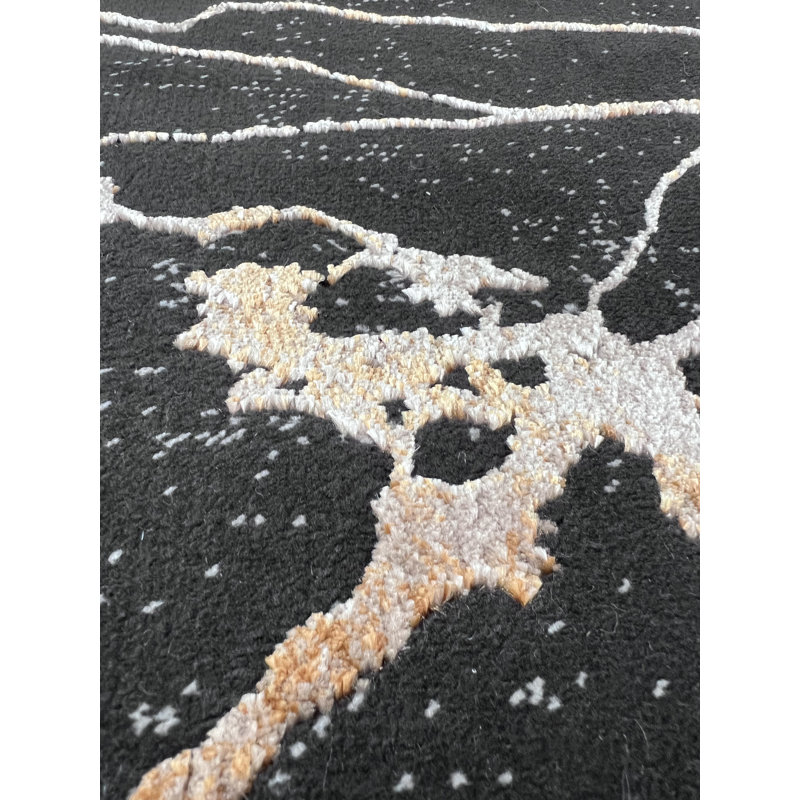 Abstract Indoor Rug, Rectangle 8' x 11'