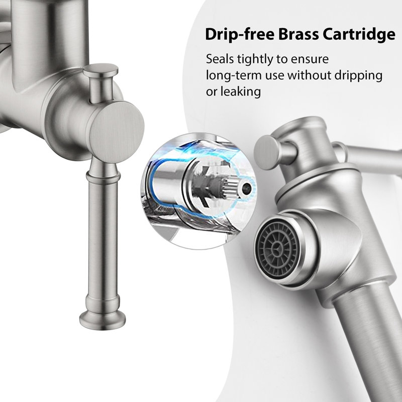Interbath Kitchen Faucet, Brushed Nickel