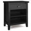 Table de chevet - noir-322778836