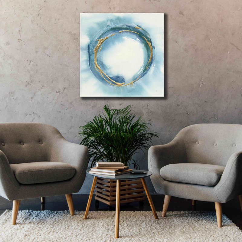 'Buddha Enso' by Chris Paschke, Giclee Canvas Wall Art, 37" H x 37" W x 1.5" D