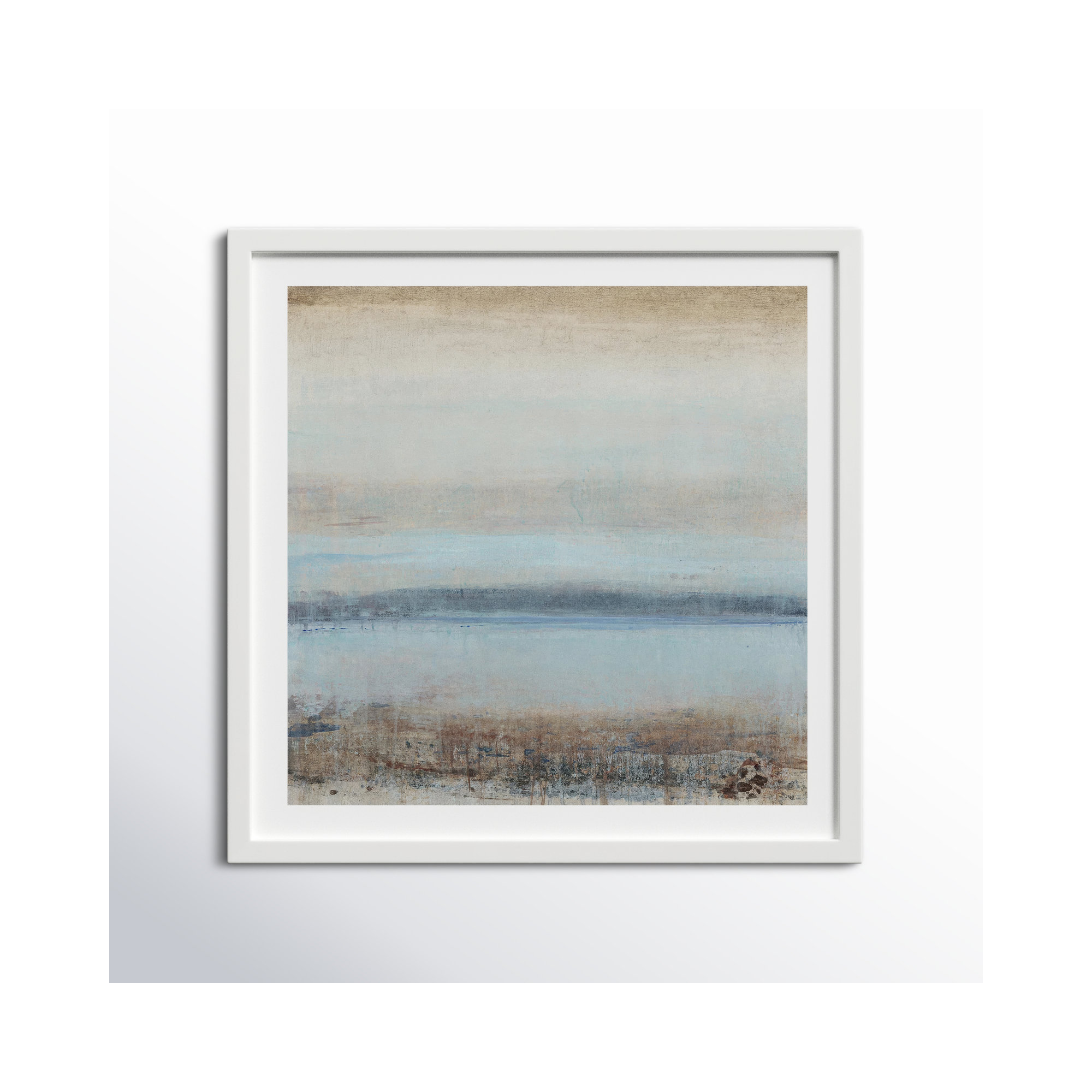 Tranquility I by Timothy O' Toole, White, 24"H x 36"W