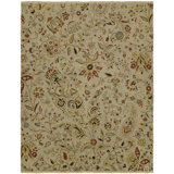Donelson Hand Woven Wool Floral Area Rug