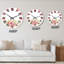 Sakura Blossom Petal Wreath - Horloge murale traditionnelle-292792622