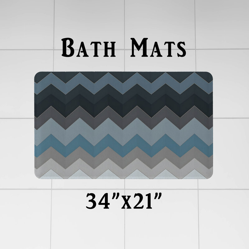 Rideau de douche avec tapis de bain, H 70 po x l 72 po