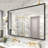 Amara Tempered Glass and Aluminum Alloy Framed French Cleat Mounted Wall Mirror-969131617