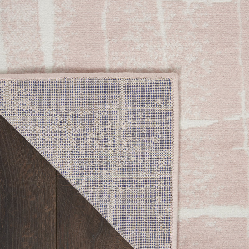 Tapis moderne rose, Rectangle 2 pi x 3 pi