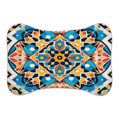 Moroccan Aesthetics - 1 Piece Bone Shape Feeding Mat