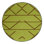 Machine Washable Trellis Green Area Rug