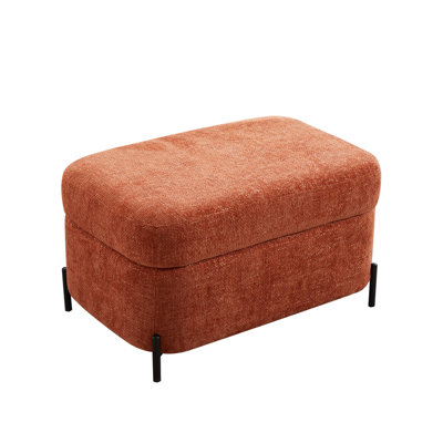 30" 2-in-1 Storage Ottoman With Reversible Seat Cushion Modern Coffee Table Suitable For Living Room, Bedroom, Small Space