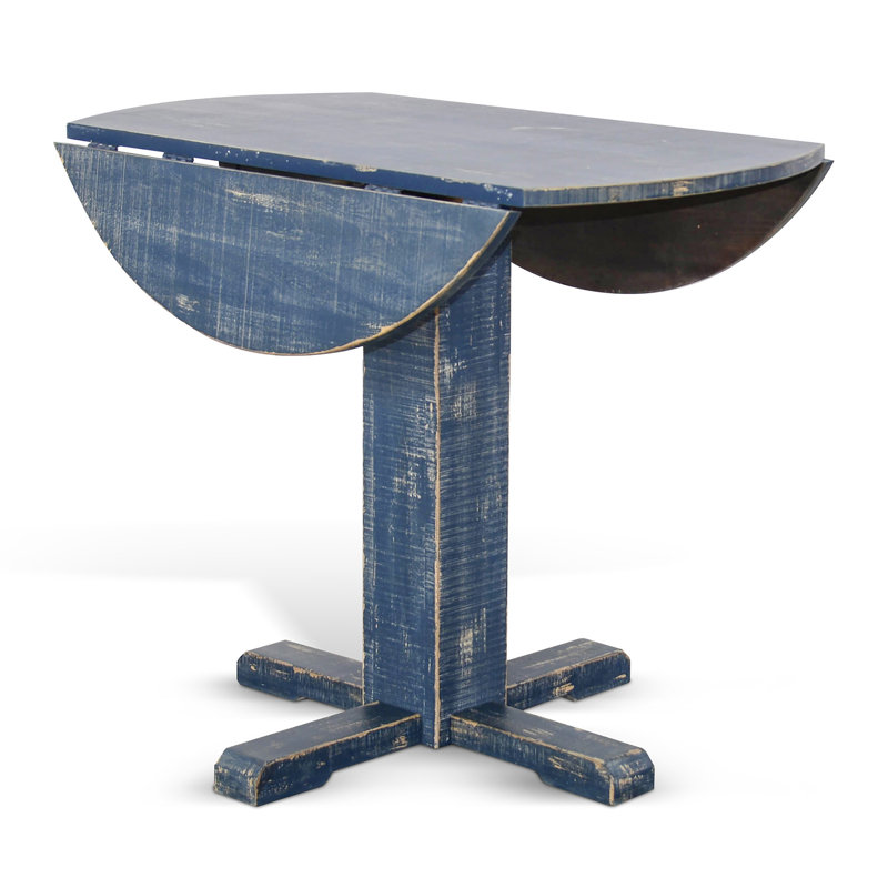 Table à abattants August Grove®, Bleu
