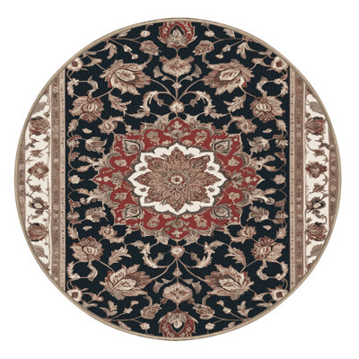 Machine Washable Persian Brown Area Rug