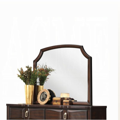 Finesse Mirror With Espresso Finish