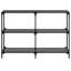 Console Table With Glass Top Steel-588766928-588766931