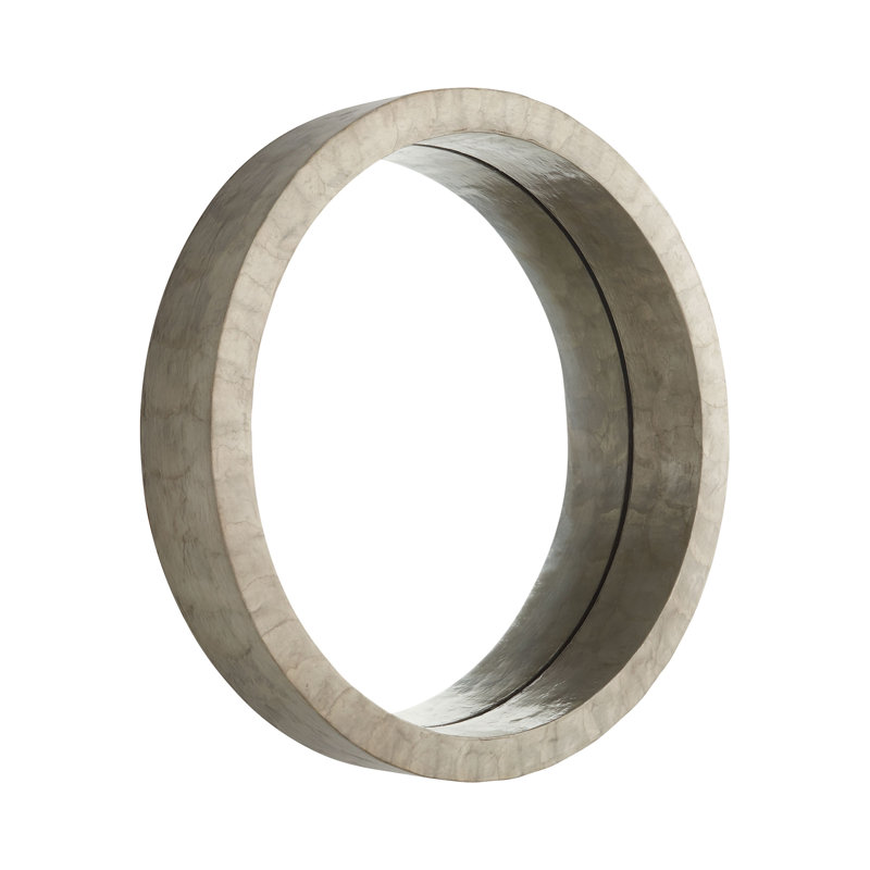 Triton Mirror, 24" x 24", Taupe