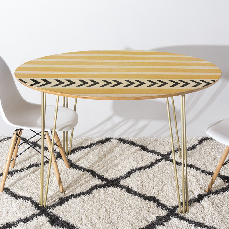 Allyson Johnson Dining Table, Yellow