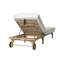 Serenique Outdoor Teak Chaise Lounge