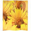 6 Ft. Tall Double Sided Sunflowers Canvas Room Divider