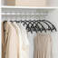 Paquet de 100 cintres robustes, idéal pour les robes, les pantalons, les costumes, les vestes et autres vêtements lourds, solution de rangement pour garde-robe peu encombrante-659673450