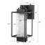 Tiernan Matte Black 33.8cm H Outdoor Wall Lantern with Dusk to Dawn