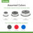 Tovolo Collapsible Microwave Cover Set of 3 Small Medium Large Vented Silicone, Candy Apple-61070207