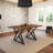Abreha Faux Wood Rectangular Dining Table