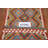Geometric Wool Kilim Oriental Accent Rug 3x4