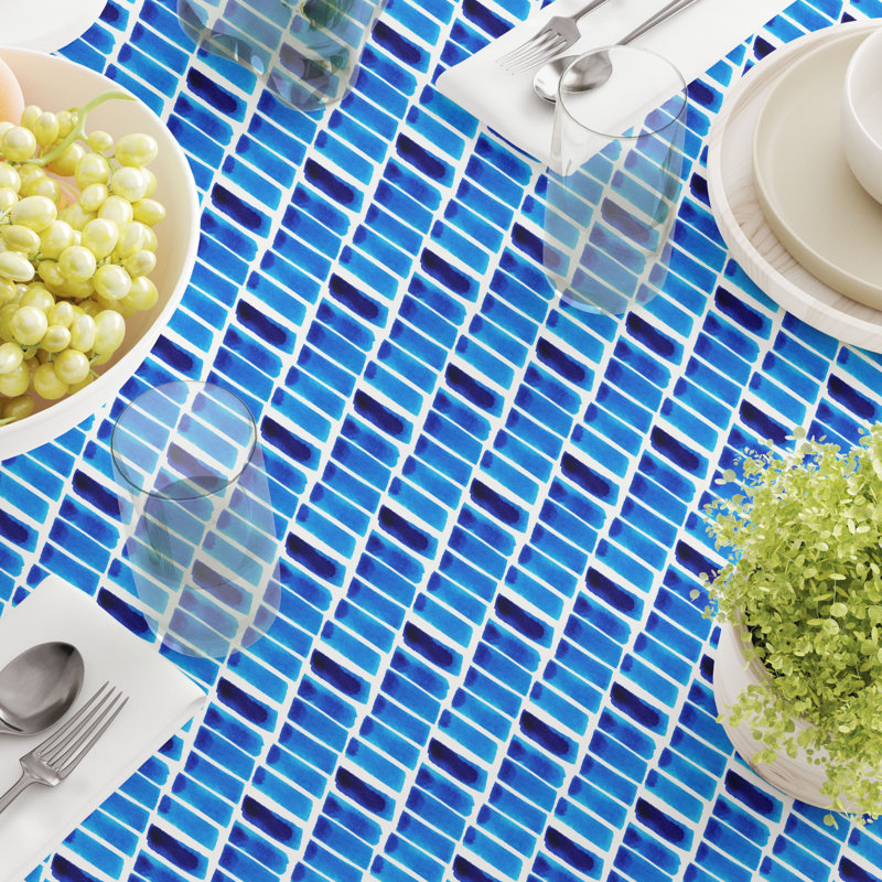 Round Cotton Twill Tablecloth