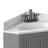 Andelyn 24.63 " W Freestanding Standard Free Standing Single Double Single Vanity Bathroom Vanity With Ceramic Top