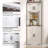 67.7'' Tall Farmhouse Corner Cabinet with Open Shelf