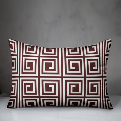  Geometric Polyester Indoor/Outdoor Throw Pillow