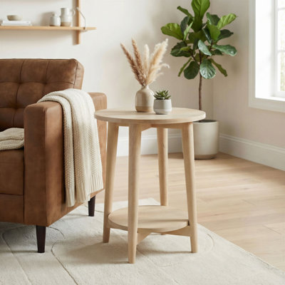 Solid Wood End Table
