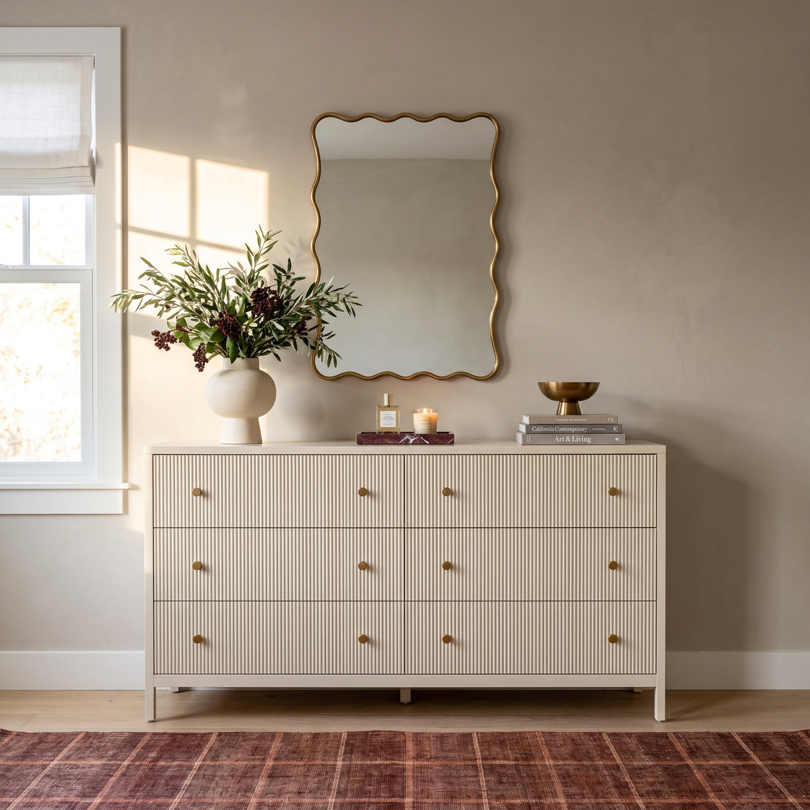 Jennette 63" Dresser, White