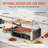 VEVOR Hot Dog Roller with Glass Lid