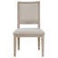 Ensemble de 2 chaises d'appoint blanches