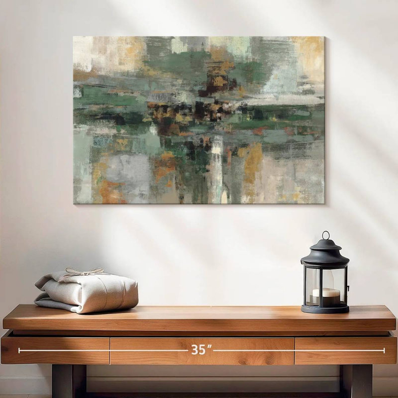 Sur toile, H 24 po x l 16 po x P 1,25 po