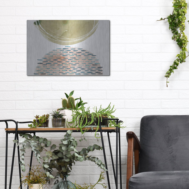 «Up And Over I» par Grace Popp, H 12 po x l 16 po