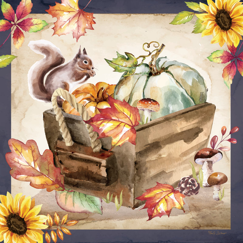 Fall Woodland IV par Nicole DeCamp, H 12 po x l 12 po