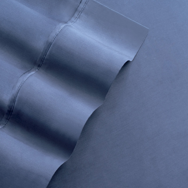 Ensemble de draps Eencalyptus Tencel, Grand, Bleu marine