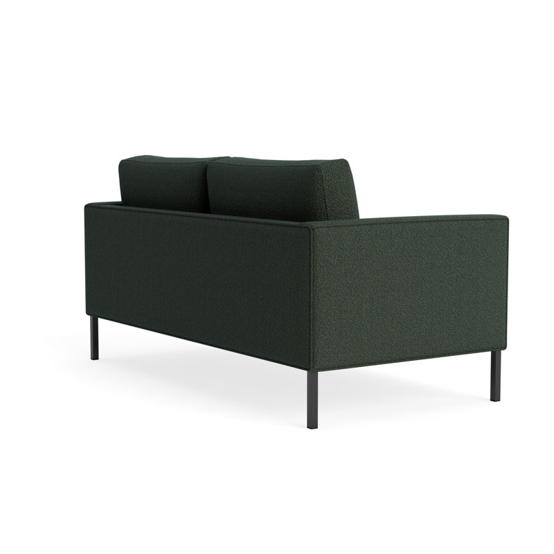MTO - Paramount Sofa Metal Legs, Vos Evergreen, 32" H x 66" W x 34" D