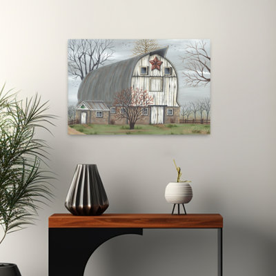 Rustique, grange, rustique, abstrait, paysage contemporain, art architectural