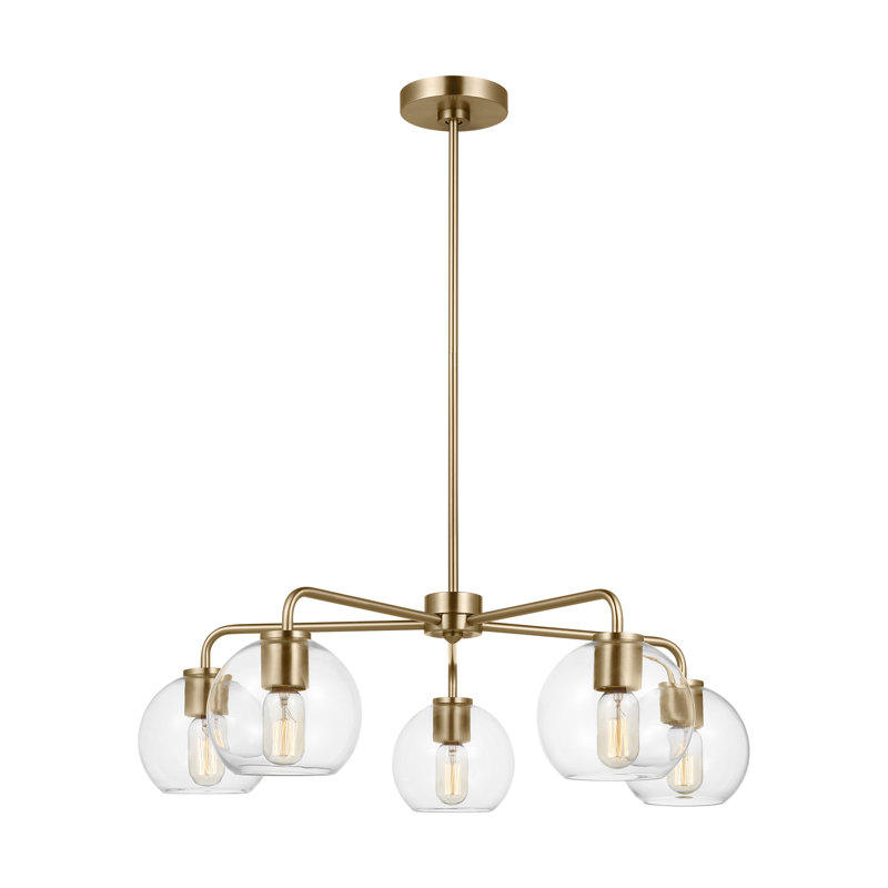 Childerley 5-Light Chandelier, Laiton