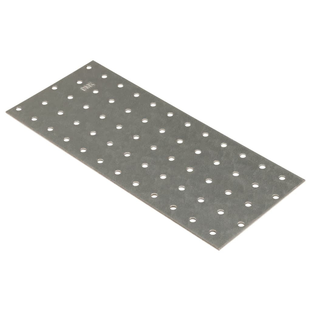 Vidaxl Perforated Plates 20 Pcs 2 Mm 240X100 Mm Galvanised Steel