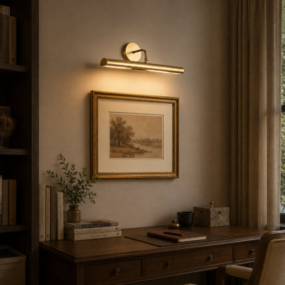 16 Inch Solid Brass Picture Light