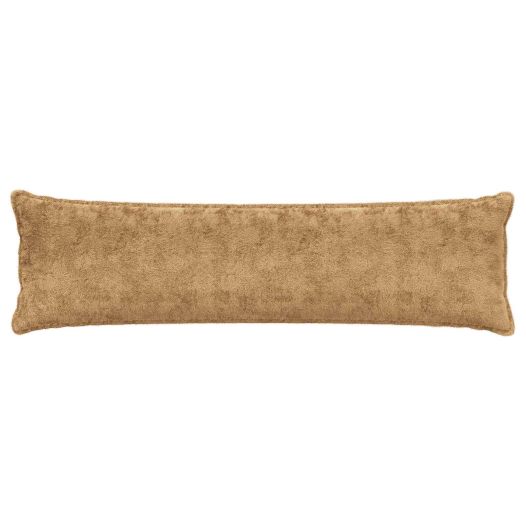 VIDAXL - Cushion Cover - Faux Rabbit Fur - 40 x 145 cm - Brown - Image 2