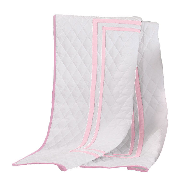 Courtepointe pour lit de bébé Ganimeta, Rose