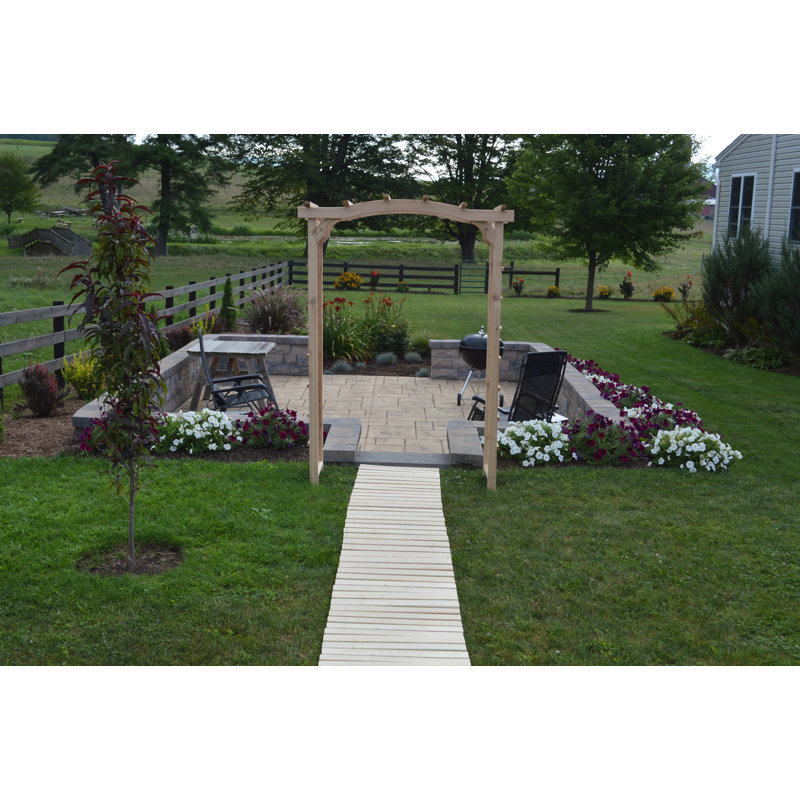 4 pi Madison Cedar Arbor, Jaune clair