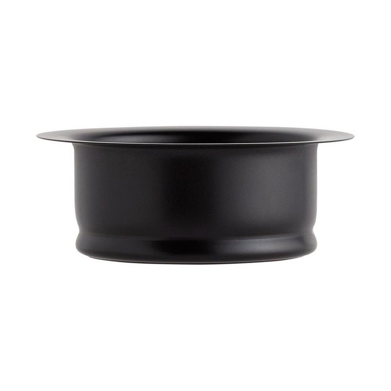 Kitchen Disposer Flange & Stopper- 3.5", Matte Black