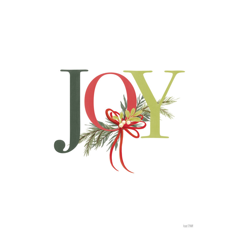 Yuletide Joy par House Fenway, Cadre photo doré simple, H 24 po x l 18 po