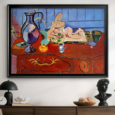 Sculpture et vase persan - Henri Matisse - Toile tendue avec châssis, 1908