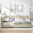 Full Size Upholstered Tufted Bed Frame,Sofa Bed Frame With Comfortable Backrest And Armrests,Full Size Bed For Bedroom,Living Room-1943140779